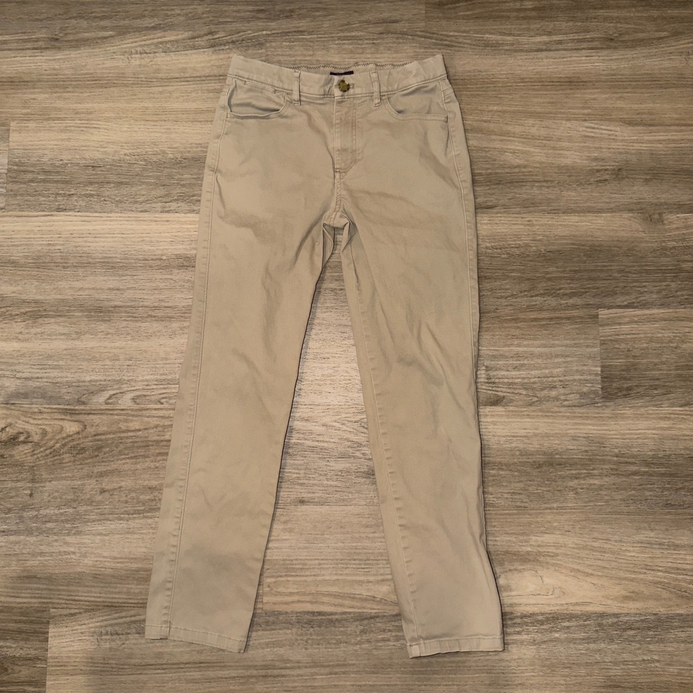 Johnnie-O Boys‎ Khaki Pants Size 12 Beige Slim Straight Stretch Golf School